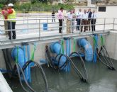 El segundo baips de Ulea comienza a bombear agua desde el ro Segura al Trasvase