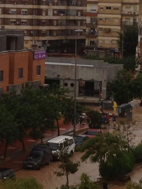 Serna afirma que la situación de la rambla de Espinardo tras las lluvias debe  descartar por completo la guardería - 1, Foto 1