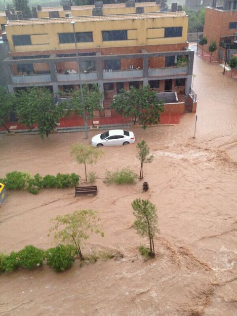 Serna afirma que la situación de la rambla de Espinardo tras las lluvias debe  descartar por completo la guardería - 2, Foto 2