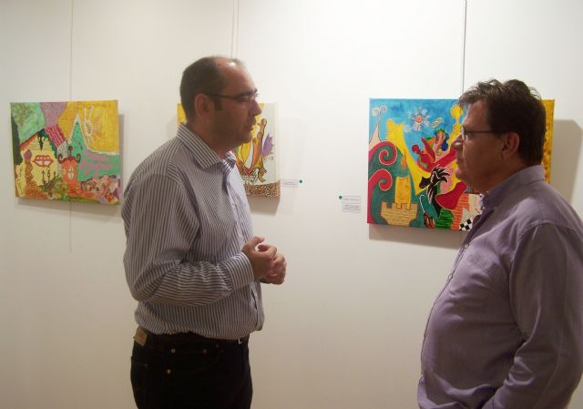 El murciano José Carlos Alcázar expone su obra por primera vez en Águilas - 1, Foto 1