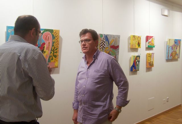 El murciano José Carlos Alcázar expone su obra por primera vez en Águilas - 2, Foto 2