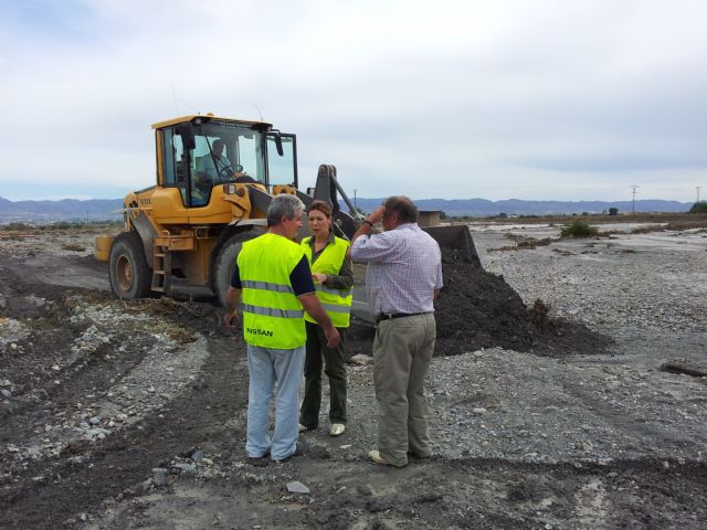 Los concejales y alcaldes pedáneos coordinan a pie de obra los dispositivos de recuperación de los accesos a las zonas de Lorca - 1, Foto 1