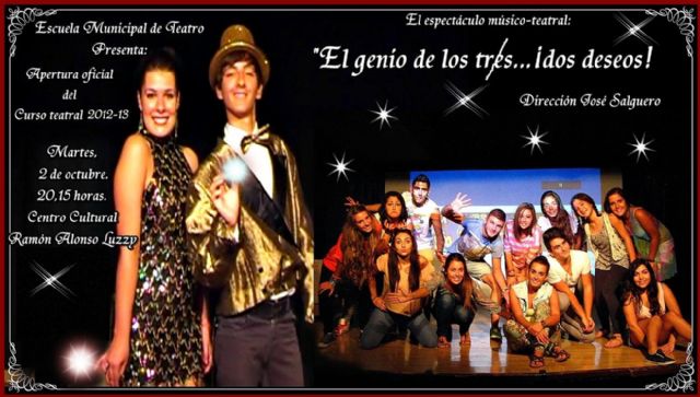 El genio de los tres...¡dos deseos! abre el martes el curso en la Escuela Municipal de Teatro - 1, Foto 1
