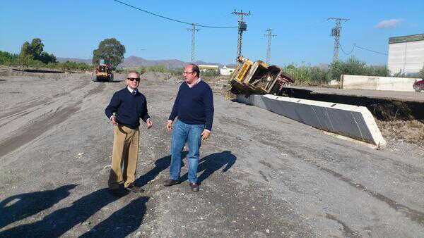 La CHS estudia los daños producidos por las inundaciones en Lorca y Puerto Lumbreras - 1, Foto 1