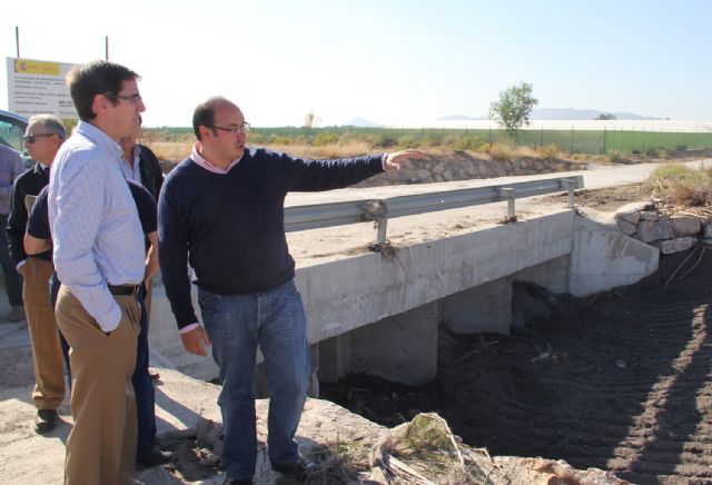 Técnicos de la Confederación Hidrográfica estudian los daños producidos por las inundaciones en Puerto Lumbreras - 4, Foto 4