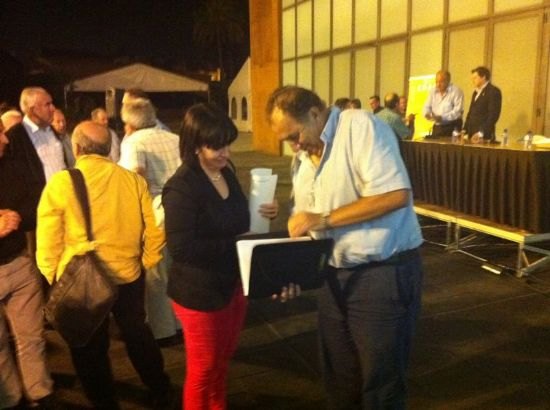 La alcaldesa y el concejal de Agricultura asisten a la Asamblea General Comarcal de COAG-IR, Foto 2