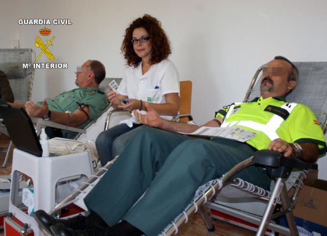 Más de medio centenar de guardias civiles participan en la campaña de donación de sangre - 2, Foto 2
