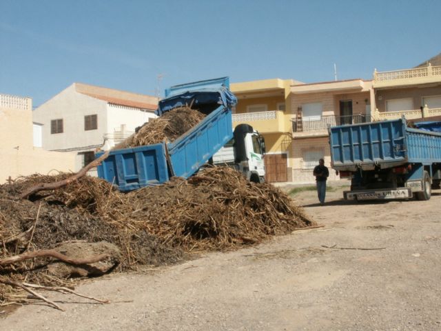 Las consecuencias de la lluvia alcanzan las playas de Isla Plana y La Azohía - 2, Foto 2