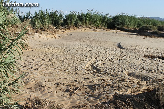 La CHS estudia los daños producidos en el trmino municipal de Totana por el temporal del lluvias torrenciales - 17