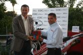 Miguel Puertas, jefe de la Patrulla guila y corredor del Rally Dakar 2013 recibe el galardn COC al reconocimiento deportivo