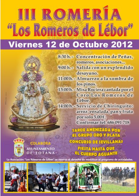 El próximo viernes se celebra la III Romería Romeros de Lébor - 1, Foto 1