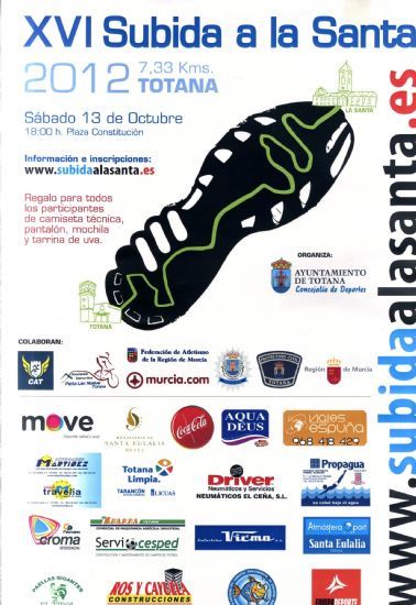 La XVI Subida a La Santa se celebrará este próximo sábado, día 13 octubre, a partir de las 18 h, Foto 1