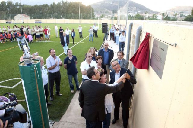 Inaugurado el campo de césped artificial de Alumbres - 1, Foto 1
