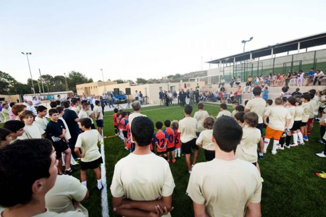 Inaugurado el campo de césped artificial de Alumbres - 2, Foto 2