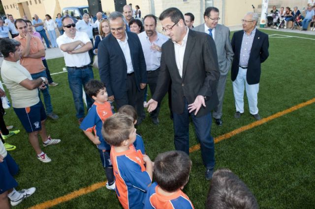 Inaugurado el campo de césped artificial de Alumbres - 5, Foto 5