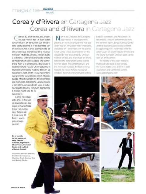El Cartagena Jazz Festival vuela con Iberia - 1, Foto 1