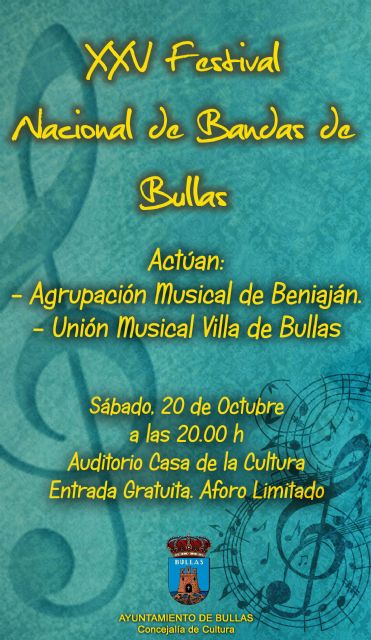 XXV Festival Nacional de Bandas Villa de Bullas - 1, Foto 1