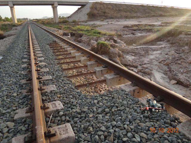 Los socialistas piden la urgente reposición de la línea férrea entre Auilas y Lorca - 1, Foto 1