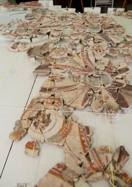 Los restauradores ensamblan las piezas de dos de los murales más importantes del Foro Romano - 1, Foto 1