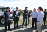 El delegado del Gobierno visita la base del plan Infomur en la Alberquilla