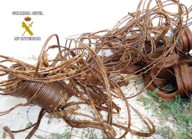 La Guardia Civil a un grupo delictivo dedicado al robo de bobinas de cobre - 1, Foto 1