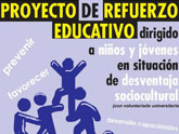Voluntarios universitarios realizarán el proyecto de refuerzo educativo en horario extraescolar para reducir los problemas de fracaso y abandono escolar