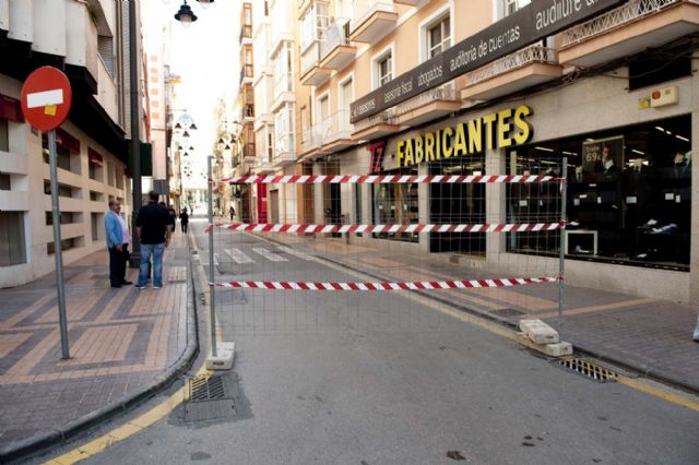 El inicio de las obras provoca los primeros cortes de tráfico en el centro - 2, Foto 2