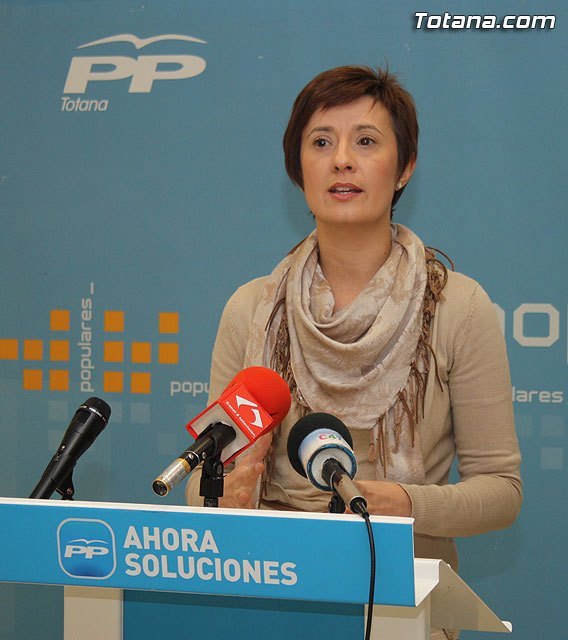 La Secretaria General del PP de Totana, Josefa María Sánchez, en una foto de archivo / Totana.com, Foto 1