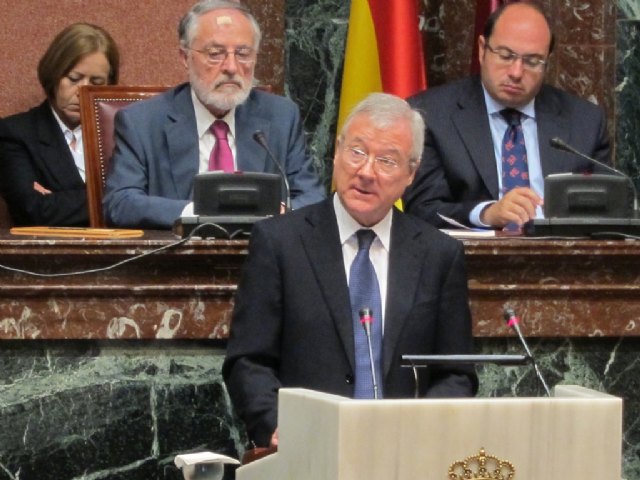 Valcárcel afirma que con la financiación del sistema socialista se han sustraído millones de euros a los murcianos - 1, Foto 1