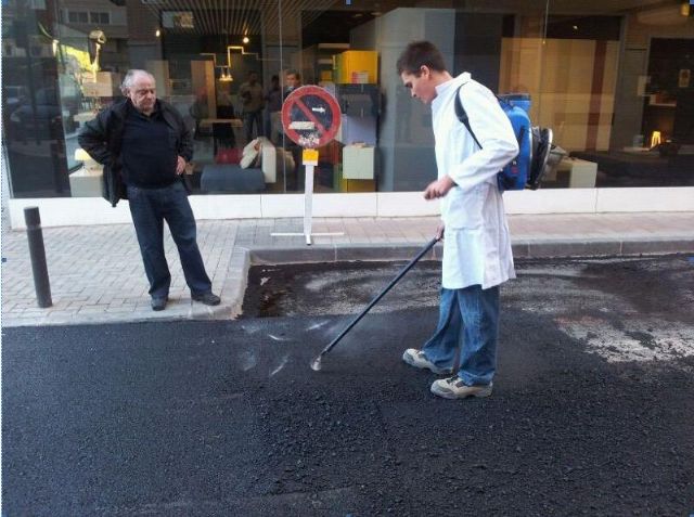 El asfalto sostenible y anticontaminante llega a Murcia - 1, Foto 1