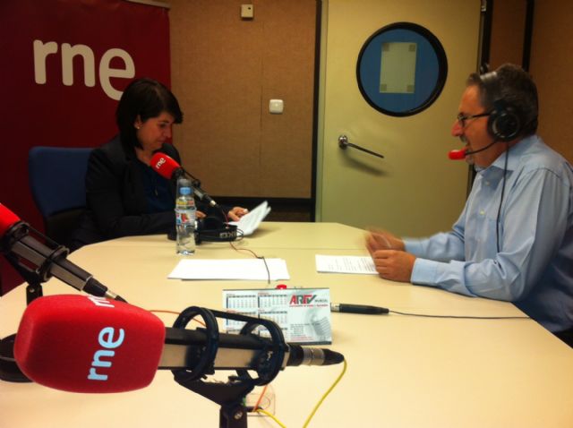 RNE conducts an interview with the Mayor of Totana to promote Argrico Reservoir "La Bastida", Foto 2