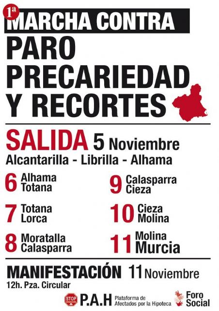 Alhama celebr una asamblea informativa y de apoyo a la Marcha contra el paro, Foto 1