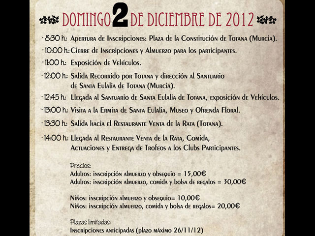 El Casino de Totana acogi la presentacin de la 8ª Concentracin de Vehculos Clsicos de Totana - 2