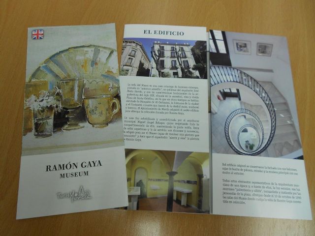 Turismo edita un folleto para dar a conocer el Museo Ramón Gaya - 1, Foto 1
