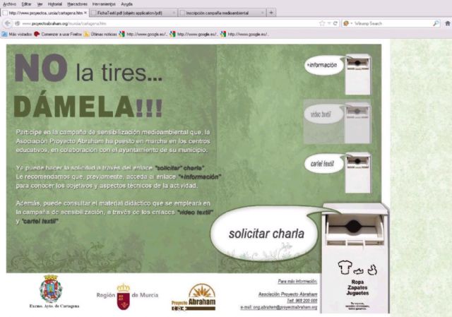 Proyecto Abraham reccoge cerca de ocho toneladas de ropa, calzado y juguetes durante el primer mes - 1, Foto 1