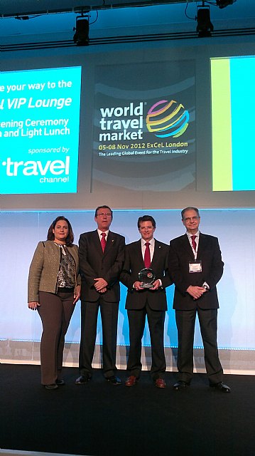 Jódar recoge el premio de turismo más importante del mundo por adaptar la oferta turística de Lorca tras los seísmos - 2, Foto 2