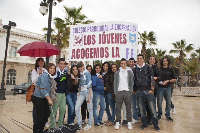 Jóvenes de toda la Región llenan Cartagena de esperanza - 2, Foto 2