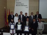 El Hospital Morales Meseguer recibe el certificado del Sistema de Gestión de Calidad de Aenor para sus servicios de alimentación y limpieza