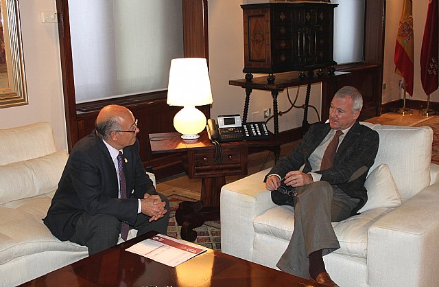 El presidente de la Comunidad recibe al alcalde de Cieza - 1, Foto 1