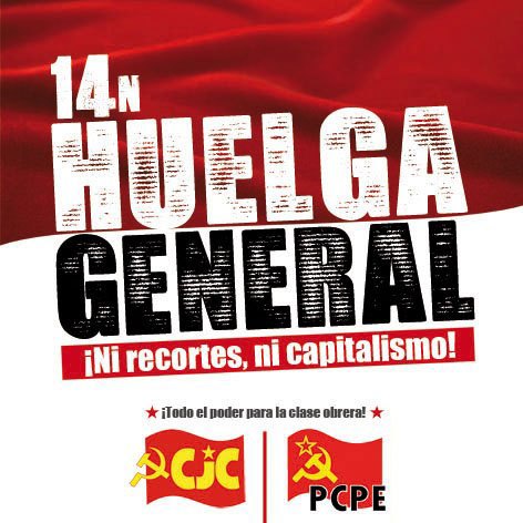 El PCPE y los CJC llaman a la clase obrera a la Huelga General el 14-N, Foto 2