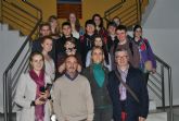 La concejala Educación recibe a un grupo de estudiantes escoceses de intercambio en San Javier