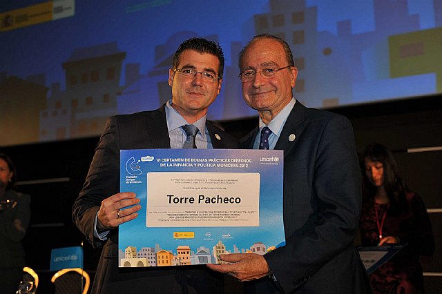 Unicef España premia el programa de prevención de drogodependencias de Torre Pacheco - 1, Foto 1