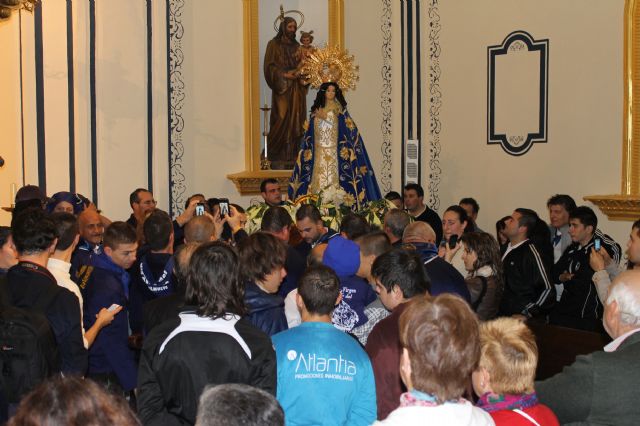La Virgen del Milagro desafía la lluvia en su llegada a Mazarrón - 2, Foto 2