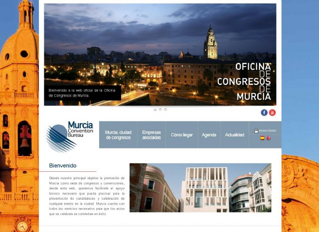 La Oficina de Congresos de Murcia refuerza su posicionamiento online con una nueva página web - 1, Foto 1