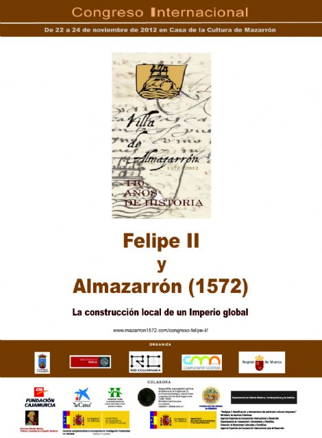 El congreso internacional sobre Felipe II congregará en Mazarrón a los mejores investigadores del Siglo XVI, Foto 3