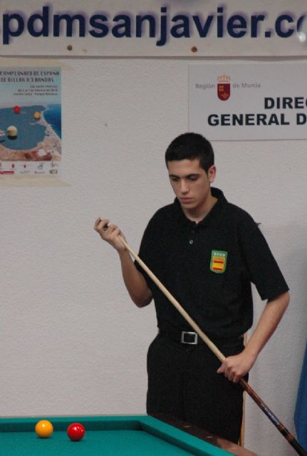 Juan David Zapata conquista por tercer año el título de Campeón de España Sub-21 de Billar a tres Bandas - 1, Foto 1
