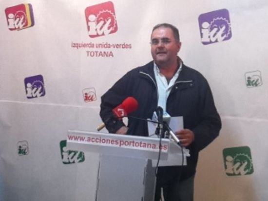 Juan José Cánovas, portavoz de IU-Verdes en el Ayuntamiento, en una foto de archivo, Foto 1