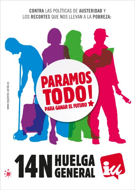 IU-Verdes Puerto Lumbreras apoya la Huelga General - 1, Foto 1