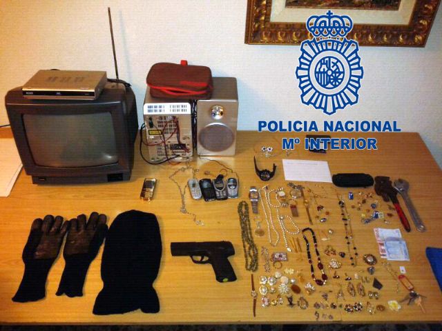 Desarticulado un grupo organizado dedicado al robo en viviendas en pedanías de Murcia - 1, Foto 1