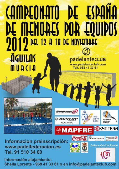 Mañana arranca en Águilas el Campeonato de España de Menores por Equipos de Pádel - 1, Foto 1